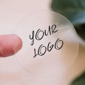 Waterproof PET Translucent Label Sticker Paper Transparent Printable Vinyl Custom Size Stickers Clear Adhesive Sticker