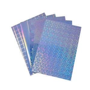 Waterproof PP Synthetic Paper Self Adhesive Holographic Printable Inkjet A4 Permanent Adhesive Sticker Paper For Custom Decals