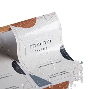 Waterproof PVC Self-Adhesive PET Transparent Label for Wedding Custom Logo Printing Sticker