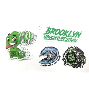 Waterproof PVC Vinyl Advertising Sticker Sheets Die Cut Adhesive Logo Custom Sticker