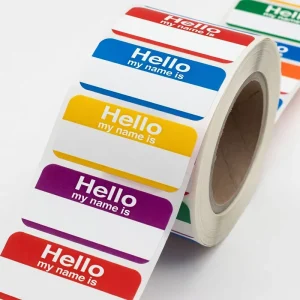 Waterproof Paper Self Adhesive Labels Durable Paste Stickers for Product Packaging Marking