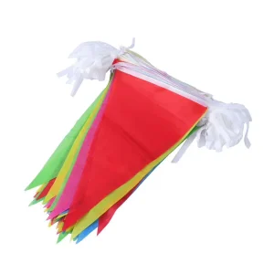 Waterproof Polyester Pennant Triangle Bunting Flag for Bar Festival Decoration