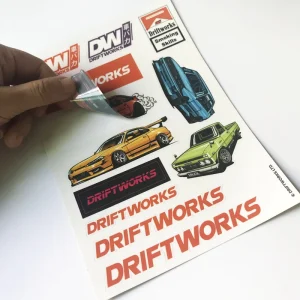 Waterproof Pvc Vinyl Material Car Transparent Sticker Sheet