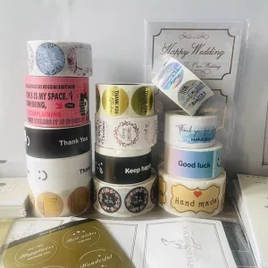 Waterproof Self Adhesive Adhesive Sticker Brand Logo Custom Printed Labels Scratch off Holographic UV Protection