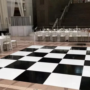 Waterproof Self Adhesive Vinyl Floor Wrap Roll Anti Slip Custom Printed Dance Floor Sticker for Wedding Decor