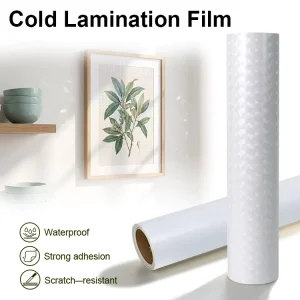 Waterproof Soft Glossy 3D Cat Eye Cold Lamination Film Roll Translucent PVC Self Adhesive Anti Scratch for Exhibition Board