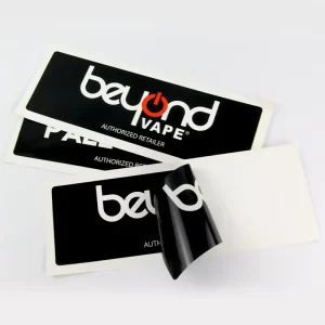 Waterproof Static Cling Decals Double Side Look Reversed Printed Vinyl Custom Car Window Sticker