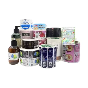 Waterproof Stickers Custom Logo Printing Adhesive Sticker Label Company Logo Label Rectangular Stickers