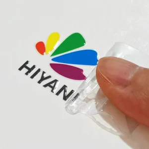 Waterproof Strong Adhesive 3D Logo Letter Label Custom UV DTF Decal Transfer Sticker Wraps for Cups