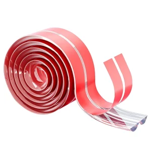 Waterproof Transparent PVC Silicone Self Adhesive Anti Collision Strip Home Protection Edging Table Corner Guard Strip