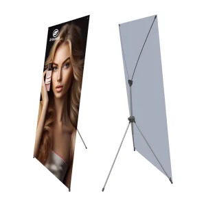 Waterproof X Banner Display Stand Outdoor Advertising Exhibition Banner Rack