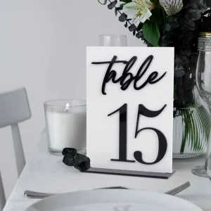 Wedding Reception Display Stand Wedding Sign Holder Modern Table Numbers Black 1 15 Wedding Table Numbers