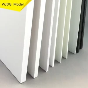 White 100x200mm PVC Sheet Handmade Model Making Material Plastic Flat Board for DIY Building A4 Size with EVA Foam PE Material