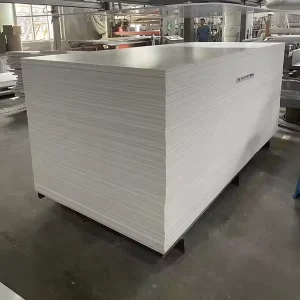 White Flat Rigid PVC Foam Board Custom Thickness Sheet For Cabinet Furniture Advertising Display Bulk Supply Factory