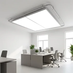 White Garage Working Film Light Solf Film Led Light New Factory Honeycomb Ceiling Lights for Indoor Working