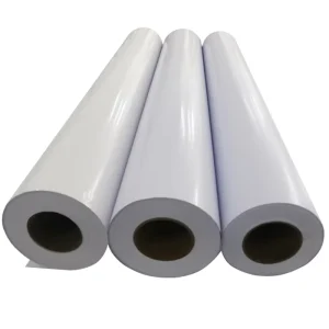 White Gloss Matte Printable Self Adhesive PVC Vinyl Roll Eco Solvent UV Latex Ink Car Window Sticker Advertising Poster Vinyl
