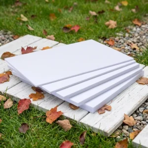 White PVC Foam Board 3mm & 5mm Thickness Waterproof Plastic Sheets