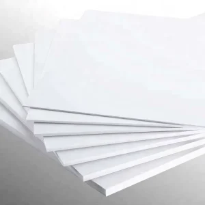 White PVC Foam Board for Advertising High Density with Smooth Surface Cutting Service Included