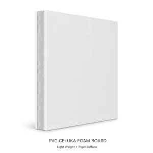 White PVC Foam Board for Furniture & Advertising Use Waterproof Eco Friendly Customizable with Cutting Service
