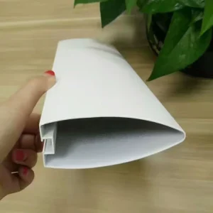White Powder Coated Oval Aluminum Tube Ceiling Material Tapered Aluminum Tube Factory Direct Supply