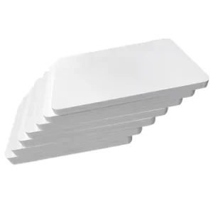 White Rounded Corner Smooth Surface Display Panel PVC Foam Board Custom in CNC Cutting Sample Pieces Bulk Order