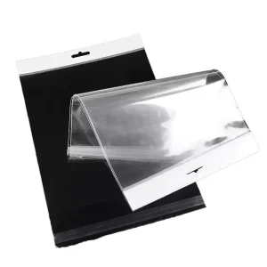 White Transparent BOPP Card Paper Self-Adhesive Recyclable Gift Craft Jewelry Garment Packaging Bags Silk Screen