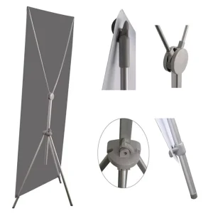 Wind Proof Exhibition Standing Banner X Banner Stand 80*180cm