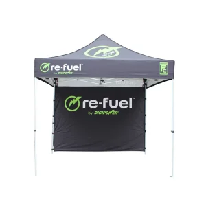 Wind hot Flag Supplier Modern White Popup Canvas Event Camping Space Center 6ft Trade Show Tent for Business