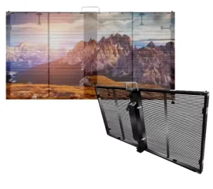 Window Advertising LED Display Transparent Pantalla Transparent Glass LED Display Screen for Retail Stores