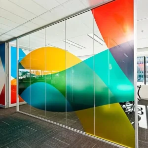 Window Glass Sticker Frosted for Advertising Vinyl Car Decals Office Glass Static Clings