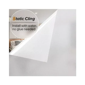 Window Privacy Film Frosted Glass Electrostatic Privacy Protection Window Stickers Anti-UV Electrostatic Frosted Glass Film