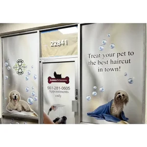 Window Sticker Decorative Business Graphics Vinyl Static Cling Decals Stickers for Glass Window