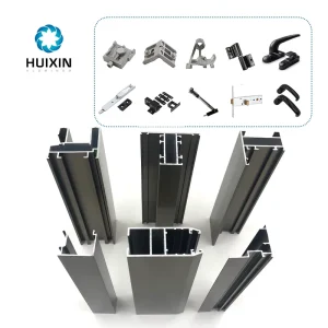 Windows and Doors Sections Aluminium Profile for Ethiopia