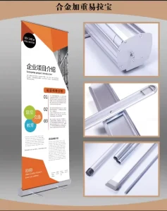 Windproof Thick Material Sturdy Easy Install Roll up Banner for Store Opening