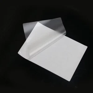Wonlami Lamination Photo Plastic Lamination Film White Glossy Adhesive Photo Laminating Pet Film