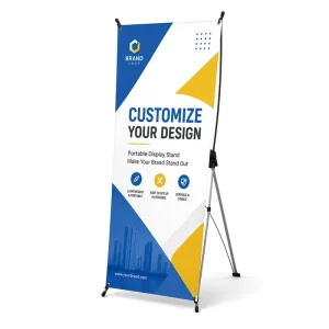 X Banner Advertising Display Rack Custom Store Promotion Banner for Foldable Exhibition Use at Trade Show and Retail Shops