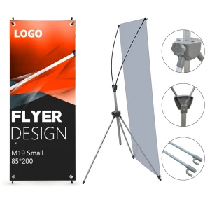 X Banner Custom Outdoor European Style Banner Stand Waterproof Windproof Promotions Custom Printing Display Event