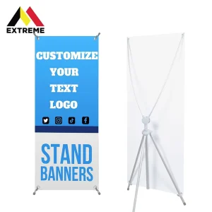 X Banner Portable X Banner for Indoor Outdoor Business Promotion Advertising