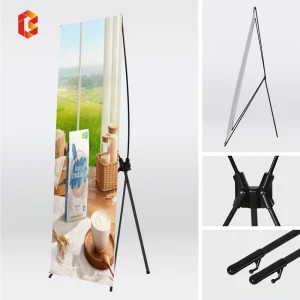X Banner Stand Full Set Custom Printed Graphic 80x180cm Custom Design Printing X Banners