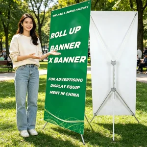 X Banner Wall Stands Digital Advertising Exhibition X Banner Display Advertising for Sale