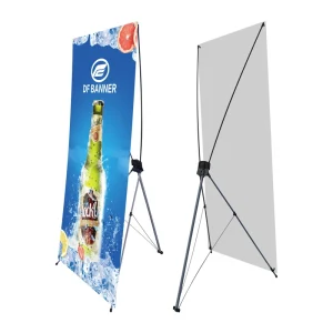 X Stand Banner Promotion X Banner Stand Display Advertising Reinforced Aluminum Adjustable Korea Type