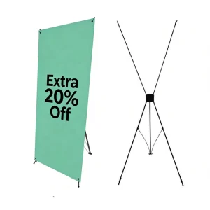 X Stand Display Banner