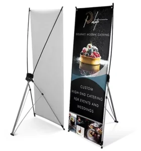 X Stand Display Banner X Banner Stands Mini Economy Webing X Banner Stand Size 60 X 160 cm 80 X 180 cm