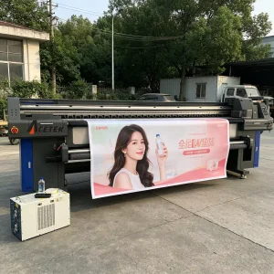 XP600 Head High Resolution 2880dpi 3.2m UV Roll in One Inkjet Printer with UV Ink