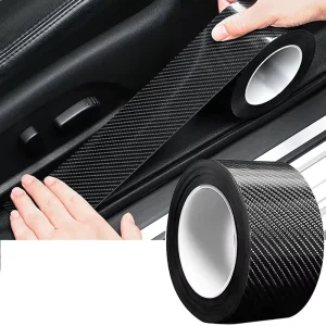 Y00009 Universal 5D Carbon Fiber Anti Collision Protector Tape Automotive Scratch Cover Strip Sticker