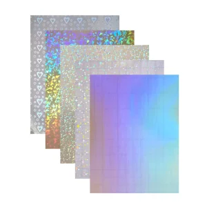 YIZEL YCL070 Laser Series Shimmery Cold Lamination Film 1.27*28m 25um PET 140gsm Anti Aging Eco Friendly Acrylic
