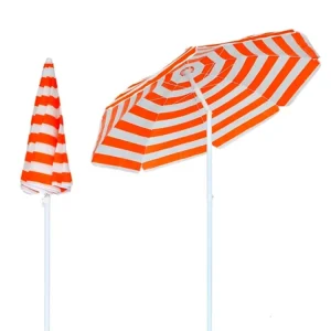 YS-9010 Custom Printed Advertising Parasol Outdoor Camping Picnic Pool Sea Sun Beach Umbrella With Tilt
