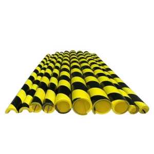 Yellow&Black Self Adhesive PU Foam Strip L Shaped Anti Collision Corner Guard for Safety Warning