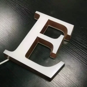 Zhichengda Customized Mini Acrylic Luminous 3D Logo Tower Sign Model 018 Easy to Identify Letters at a Glance