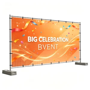 Zhijie Foldable Hanging Polyester Mesh Advertising Banner Digital Printing Outdoor Anti Wind Tradeshow Giveaways Jiangsu Model